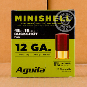 Great ammo for hunting or home defense, these Aguila rounds are for sale now at AmmoMan.com.