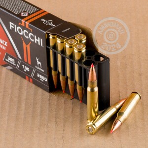 Photo detailing the 308 WIN FIOCCHI EXTREMA 150 GRAIN SST POLYMER TIP (200 ROUNDS) for sale at AmmoMan.com.