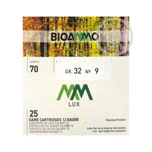 Photograph of BioAmmo 12 Gauge #9 shot for sale at AmmoMan.com