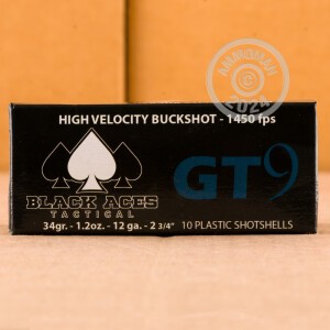 Picture of 2-3/4" 12 Gauge ammo made by Black Aces Tactical in-stock now at AmmoMan.com.