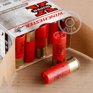 Photo detailing the 12 GAUGE WINCHESTER SUPER-X HEAVY FIELD LOAD 2-3/4" 1-1/4 OZ. #5 SHOT (250 ROUNDS) for sale at AmmoMan.com.