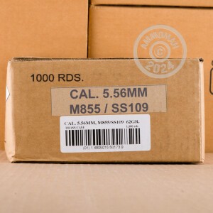 Image of 5.56X45 ARMSCOR 62 GRAIN FMJ M855 (1000 ROUNDS)