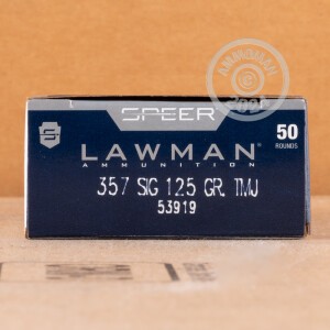 Image of the 357 SIG SPEER LAWMAN 125 GRAIN TMJ (50 ROUNDS) available at AmmoMan.com.
