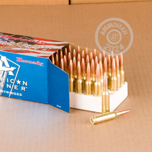 A photograph of 500 rounds of 140 grain 6.5MM CREEDMOOR ammo with a Hollow-Point Boat Tail (HP-BT) bullet for sale.