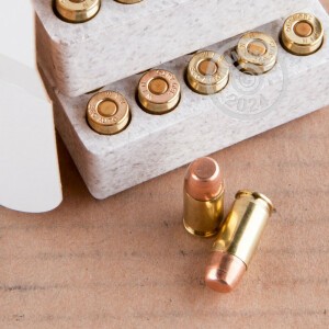 Photograph showing detail of 380 AUTO WINCHESTER USA 95 GRAIN FMJ (200 ROUNDS)