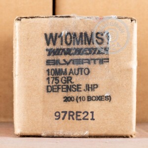 A photo of a box of Winchester ammo in 10mm.