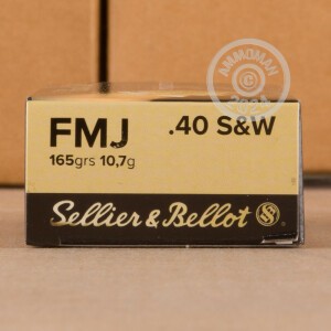 Image of 40 S&W SELLIER & BELLOT 165 GRAIN FMJ (50 ROUNDS)