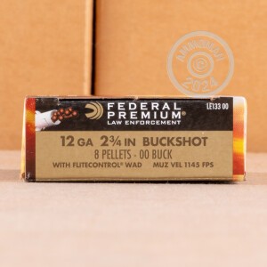 Image of 12 GAUGE FEDERAL TACTICAL 2-3/4" 00 BUCK (5 ROUNDS)
