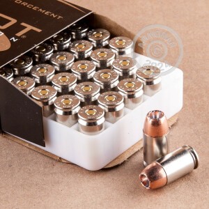 Image of the 45 GAP SPEER GOLD DOT 185 GRAIN JACKETED HOLLOW POINT (50 ROUNDS) available at AmmoMan.com.
