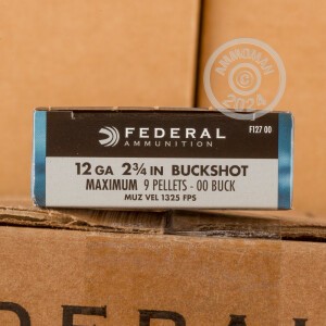  00 BUCK shotgun rounds for sale at AmmoMan.com - 250 rounds.