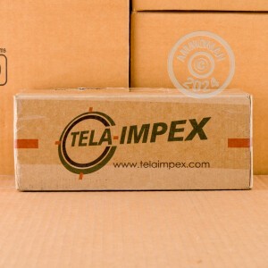 A photo of a box of Tela Ammo ammo in 7.62 x 39.