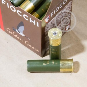 Photograph showing detail of 12 GAUGE FIOCCHI GOLDEN GOOSE 3-1/2" 1-5/8 OZ. #2 STEEL SHOT (25 ROUNDS)