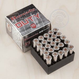 Photo detailing the 357 MAGNUM HORNADY CRITICAL DUTY 135 GRAIN JHP (250 ROUNDS) for sale at AmmoMan.com.