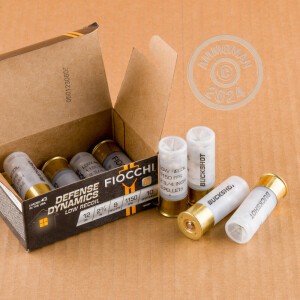 Image of the 12 GAUGE FIOCCHI LOW RECOIL 2-3/4" 9 PELLETS 00 BUCKSHOT (250 ROUNDS) available at AmmoMan.com.