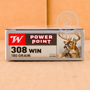 Image of the 308 WIN WINCHESTER SUPER-X 180 GRAIN POWER-POINT SP (200 ROUNDS) available at AmmoMan.com.