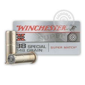 Photograph showing detail of 38 SPECIAL WINCHESTER SUPER-X 148 GRAIN WADCUTTER (500 ROUNDS)