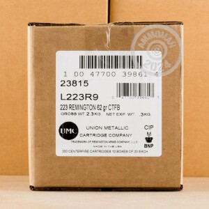 Image of 223 Remington ammo by Remington that's ideal for training at the range.