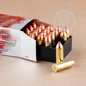Photo detailing the 45 COLT HORNADY LEVEREVOLUTION 225 GRAIN FTX AMMO (200 ROUNDS) for sale at AmmoMan.com.