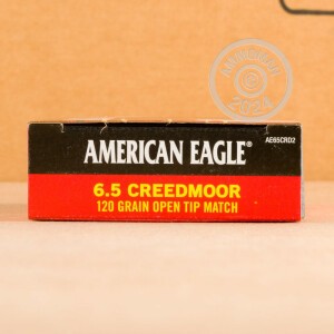 A photo of a box of Federal ammo in 6.5MM CREEDMOOR.