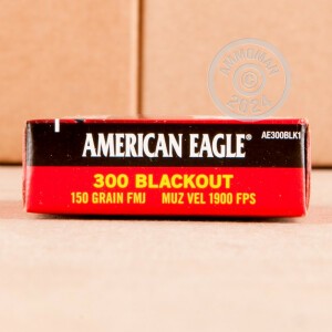 A photo of a box of Federal ammo in 300 AAC Blackout.