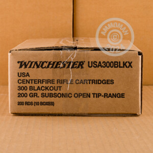 Photo of 300 AAC Blackout Open Tip ammo by Winchester for sale.