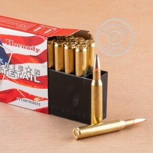Photograph showing detail of 270 WIN HORNADY AMERICAN WHITETAIL 130 GRAIN INTERLOCK (200 ROUNDS)