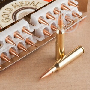 Image of 338 Lapua Magnum ammo by Federal that's ideal for precision shooting, training at the range.