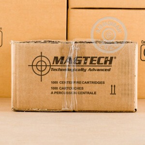 A photo of a box of Magtech ammo in 5.56x45mm.