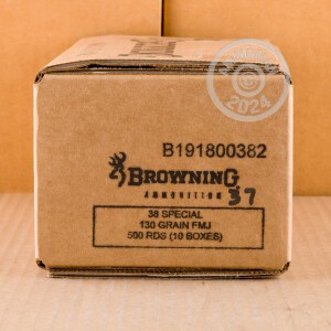 Photo of 38 Special FMJ ammo by Browning for sale at AmmoMan.com.
