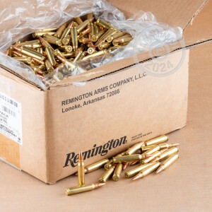 A photo of a box of Remington ammo in 223 Remington.
