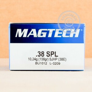 Image of the 38 SPECIAL MAGTECH 158 GRAIN SJHP (1000 ROUNDS) available at AmmoMan.com.