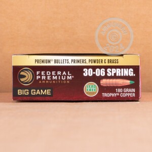 Image of 30-06 SPRINGFIELD FEDERAL VITAL-SHOK 180 GRAIN TROPHY COPPER (20 ROUNDS)