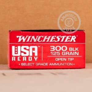 Photo of 300 AAC Blackout Open Tip ammo by Winchester for sale.