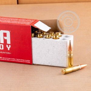 Image of 300 AAC Blackout ammo by Winchester that's ideal for precision shooting, training at the range.