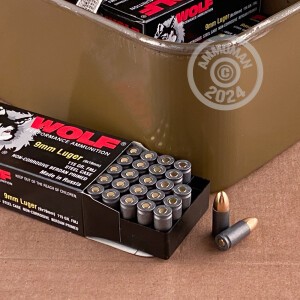 Image of 9MM WOLF SPAM CAN 115 GRAIN FMJ (900 ROUNDS)