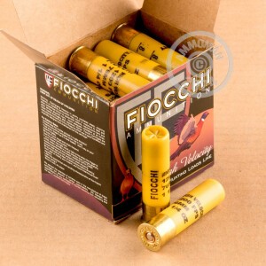 Photo detailing the 20 GAUGE FIOCCHI OPTIMA 3 INCH 1-1/4 OUNCE # 8 SHOT LEAD (25 ROUNDS) for sale at AmmoMan.com.
