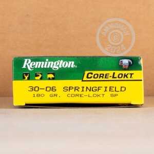A photo of a box of Remington ammo in 30.06 Springfield.