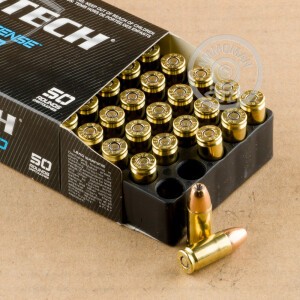 Image of the 9MM LUGER MAGTECH 124 GRAIN JHP (50 ROUNDS) available at AmmoMan.com.