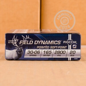 Image of 30-06 SPRINGFIELD FIOCCHI 165 GRAIN PSP (20 ROUNDS)