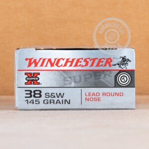 Image of 38 SPECIAL WINCHESTER SUPER-X 145 GRAIN LRN (50 ROUNDS)