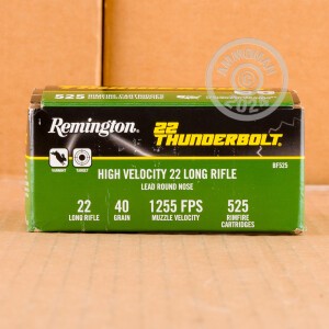 525 Rounds 22 LR 40 Grain Remington LRN Ammo at AmmoMan.com