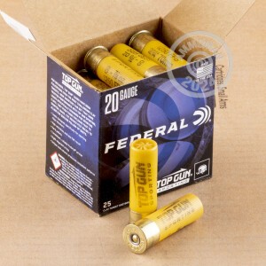 Image of the 20 GAUGE FEDERAL TOP GUN SPORTING 2-3/4" 7/8 OZ. #8 SHOT (250 ROUNDS) available at AmmoMan.com.