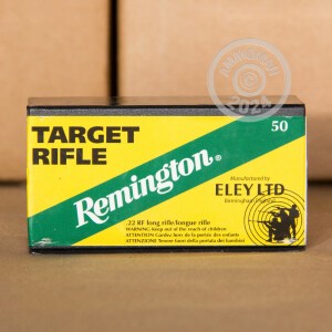 Image of the 22 LR - 40 Grain LRN - Remington Eley Target - 50 Rounds available at AmmoMan.com.
