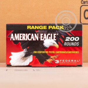 Image of the 40 S&W FEDERAL AMERICAN EAGLE 180 GRAIN FMJ (200 ROUNDS) available at AmmoMan.com.