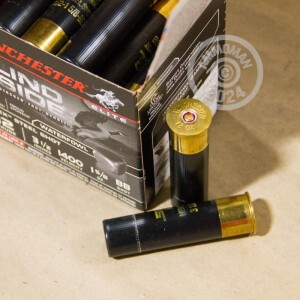 Photograph showing detail of 12 GAUGE WINCHESTER ELITE BLIND SIDE WATERFOWL 3-1/2" 1-5/8 OZ. BB HEX STEEL SHOT (250 ROUNDS)
