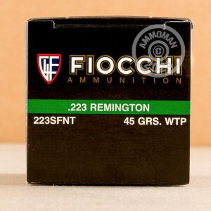Photo of 223 Remington frangible ammo by Fiocchi for sale.