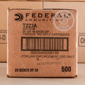Once Fired Brass 223 Remington Grade 2 Box of 500 (Bulk Packaged)