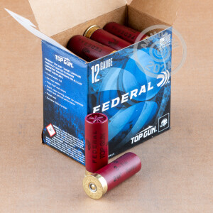 Image of the 12 GAUGE FEDERAL TOP GUN 2-3/4" 1-1/8 OZ. #8 SHOT (250 ROUNDS) available at AmmoMan.com.