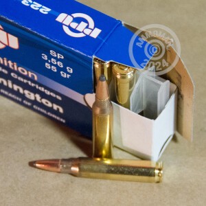 Image detailing the brass case on the Prvi Partizan ammunition.