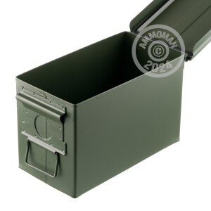 Photo detailing the 50 CAL BLACKHAWK MIL-SPEC AMMO CAN BRAND NEW GREEN M2A1 (1 CAN) for sale at AmmoMan.com.